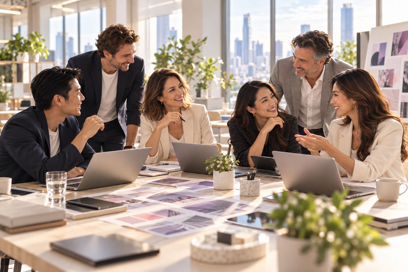 Équipe commerciale accompagnée par ATARE