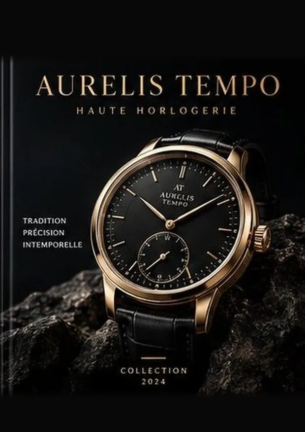 Watch catalogue designed by ATARE (example)